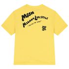 Boys Yellow Logo T-Shirt, 2, hi-res