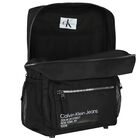 Black Logo Backpack, 1, hi-res