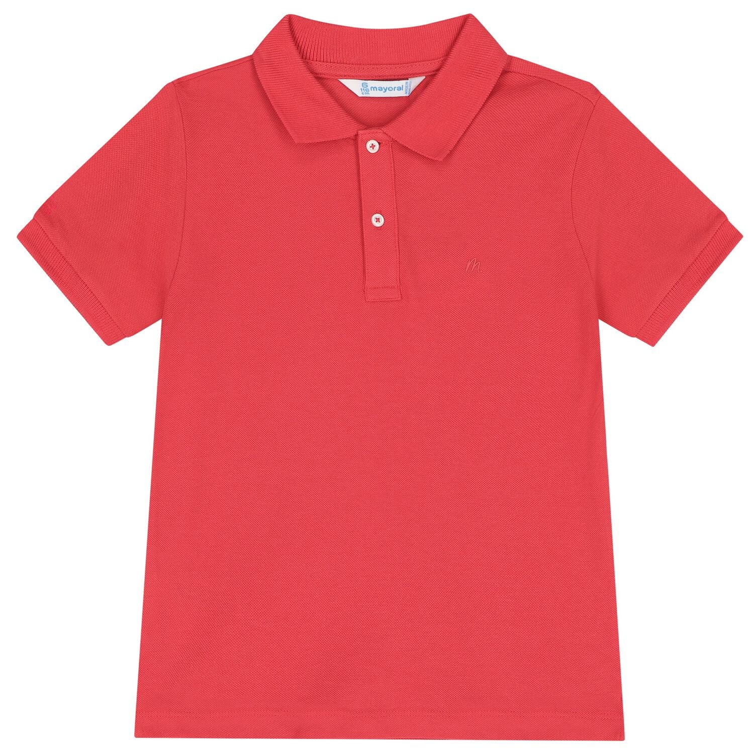 Boys Red Logo Polo Shirt, 5, hi-res