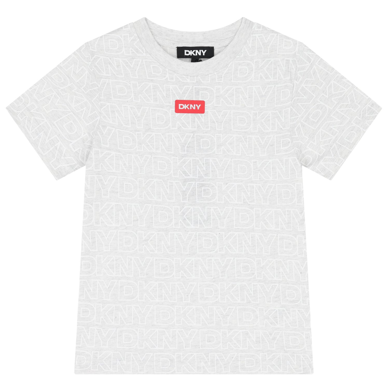 تي شيرت بالشعار باللون الرمادي للأولاد, 1, hi-res image number null