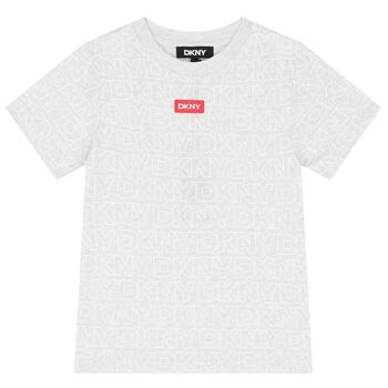 Boys Grey Logo T-Shirt