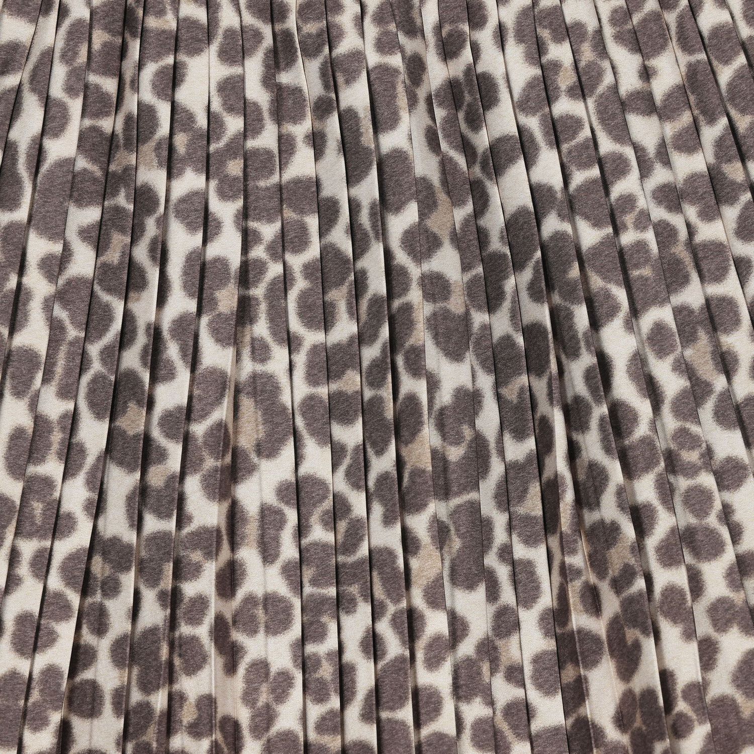 Girls Beige & Ivory Pleated Skirt, 1, hi-res