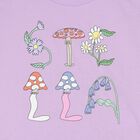 Girls Purple Logo T-Shirt, 1, hi-res