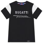 Boys Black Logo T-Shirt, 1, hi-res