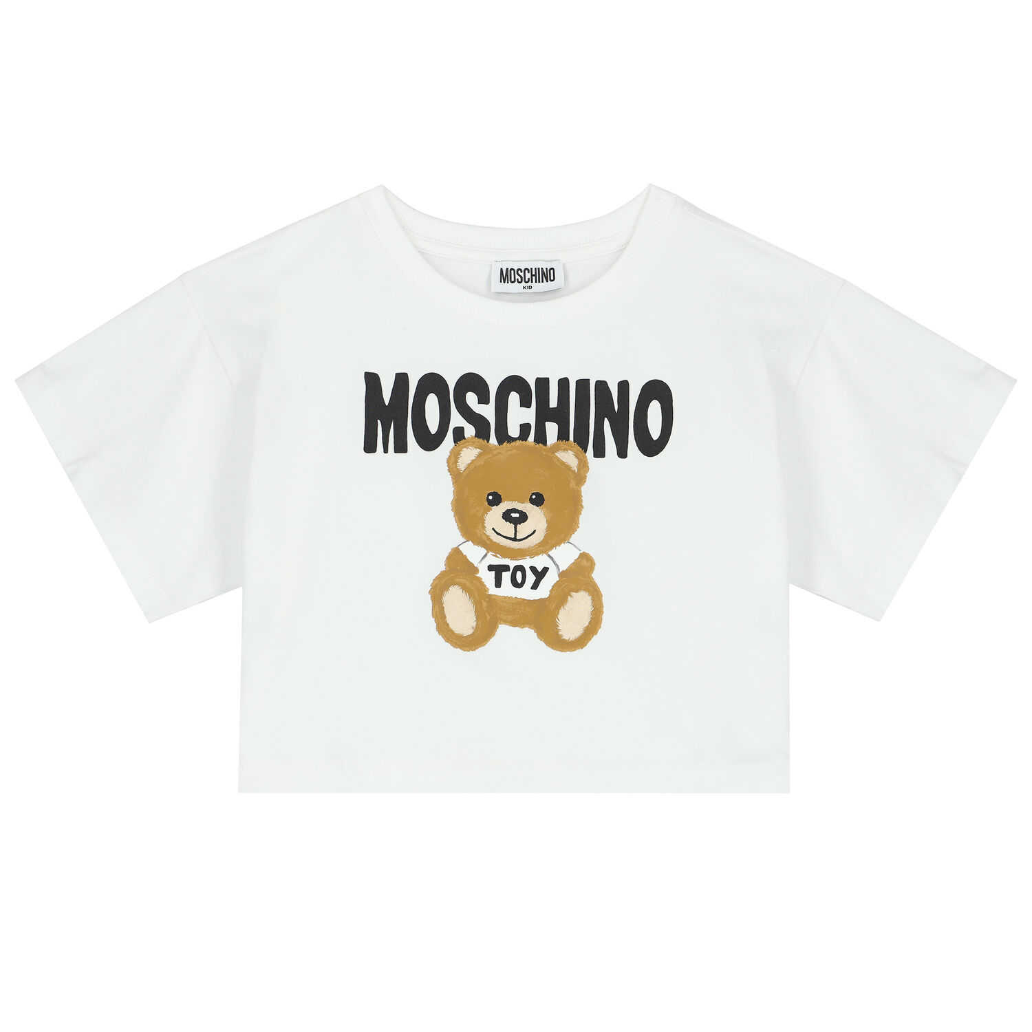 طقم تنورة بشعار تيدي بشعار باللون الأبيض والأحمر, 1, hi-res