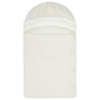 Ivory & Beige Logo Baby Nest