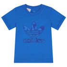 Blue Trefoil Logo Shorts Set, 1, hi-res