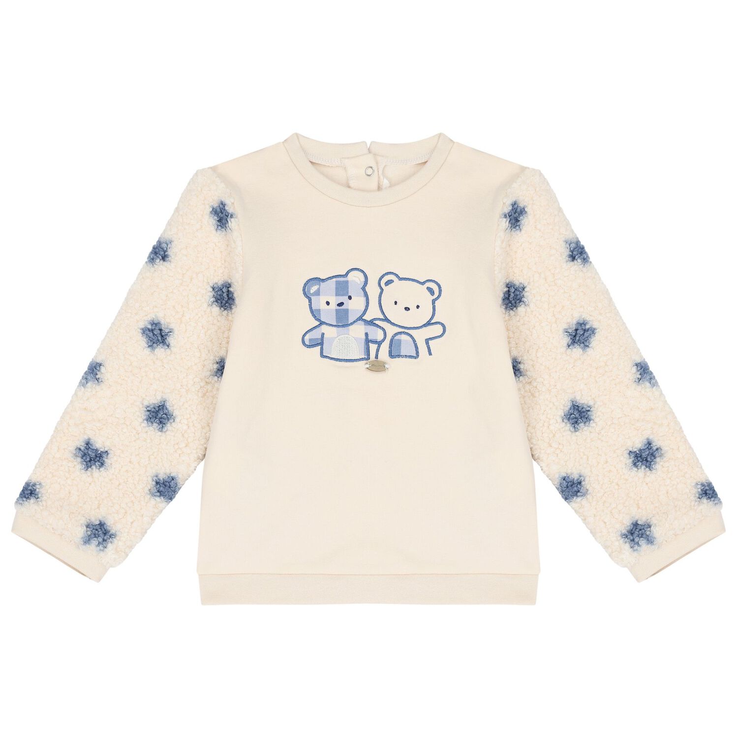 بدلة رياضية للأولاد باللون الأزرق و العاجي (قطعتين), 1, hi-res