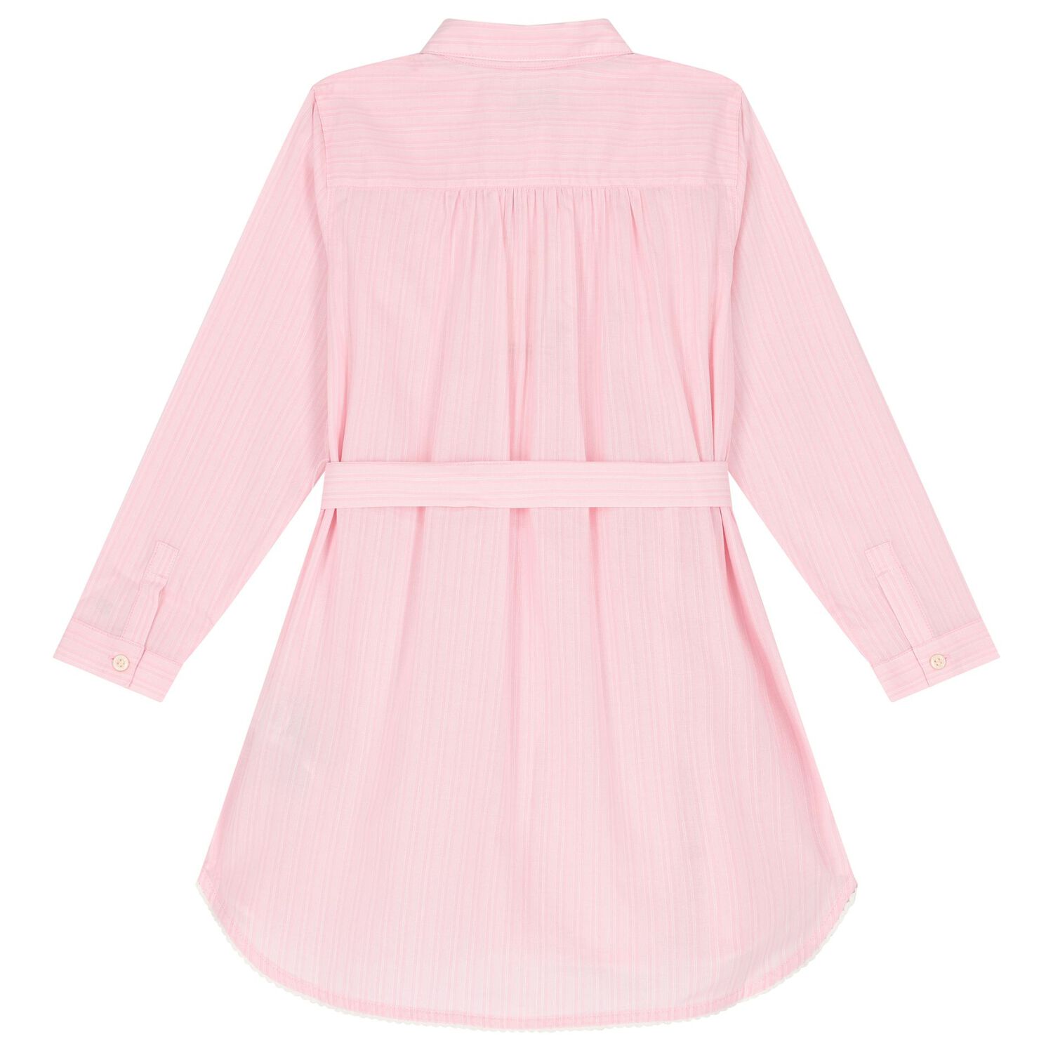 فستان بنات مخطط باللون الوردي , 1, hi-res image number null