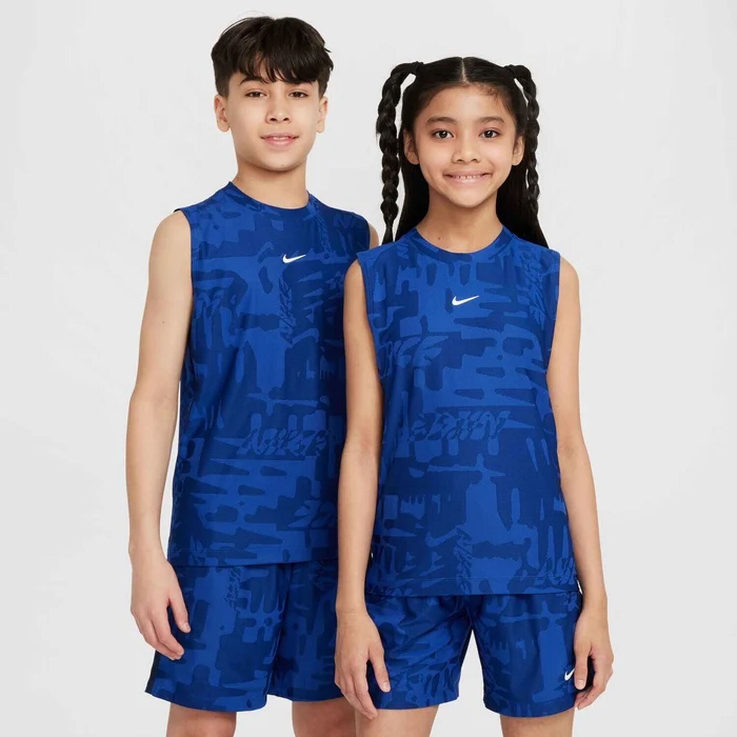 Boys Blue Logo Top, 1, hi-res
