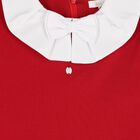 Girls Red Pleated Dress, 2, hi-res