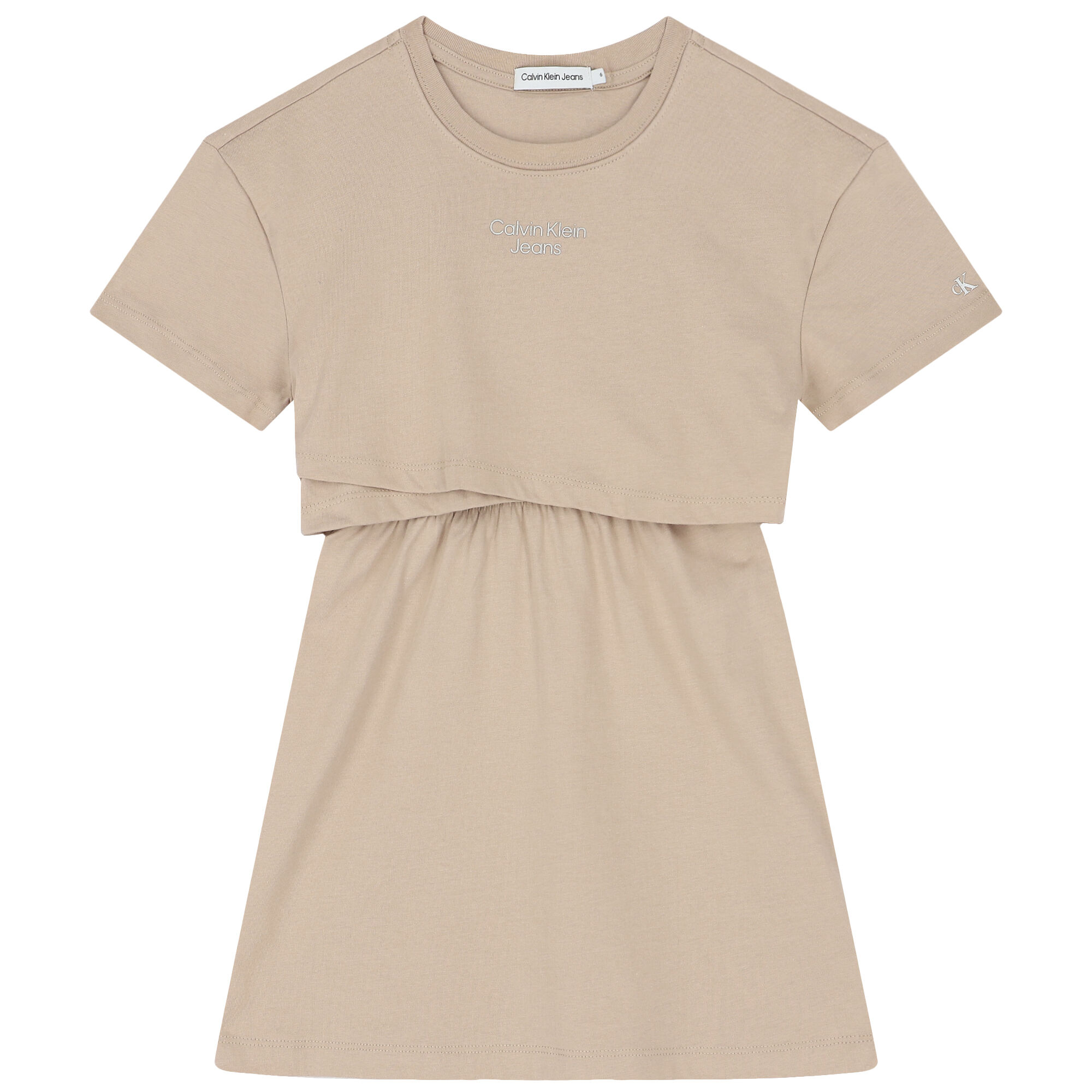 Calvin klein beige 2025 dress