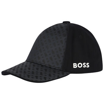 Boys Black Logo Cap