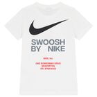 Boys White Logo T-Shirt, 1, hi-res