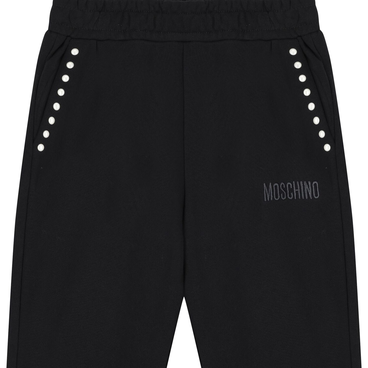 Girls Black Logo Joggers, 1, hi-res image number null