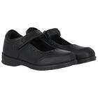 أحذية جلدية سوداء للبنات, 1, hi-res