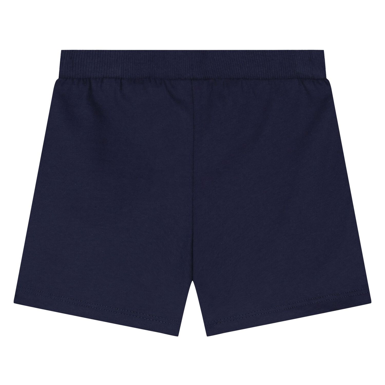 Younger Navy Blue Teddy Bear Logo Shorts, 2, hi-res image number null