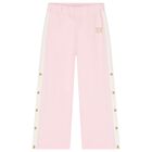 Girls Pink Logo Trousers, 1, hi-res