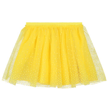 Girls Yellow Tulle Skirt