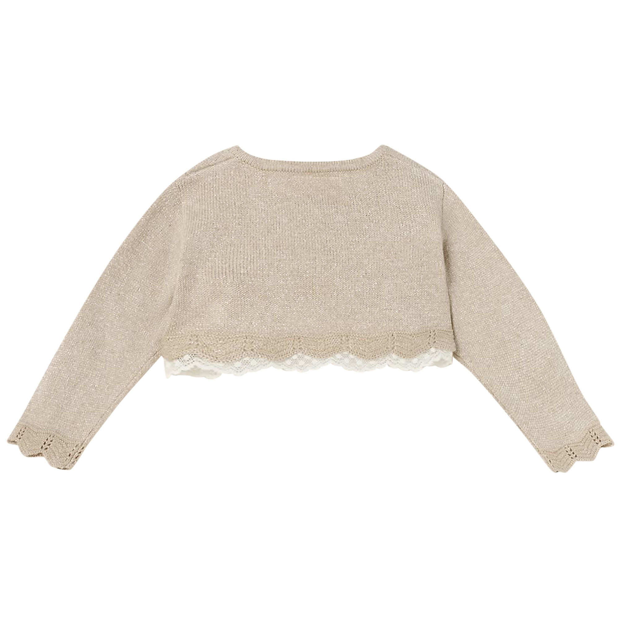 Mayoral Baby Girls Gold Bolero Cardigan Junior Couture UAE