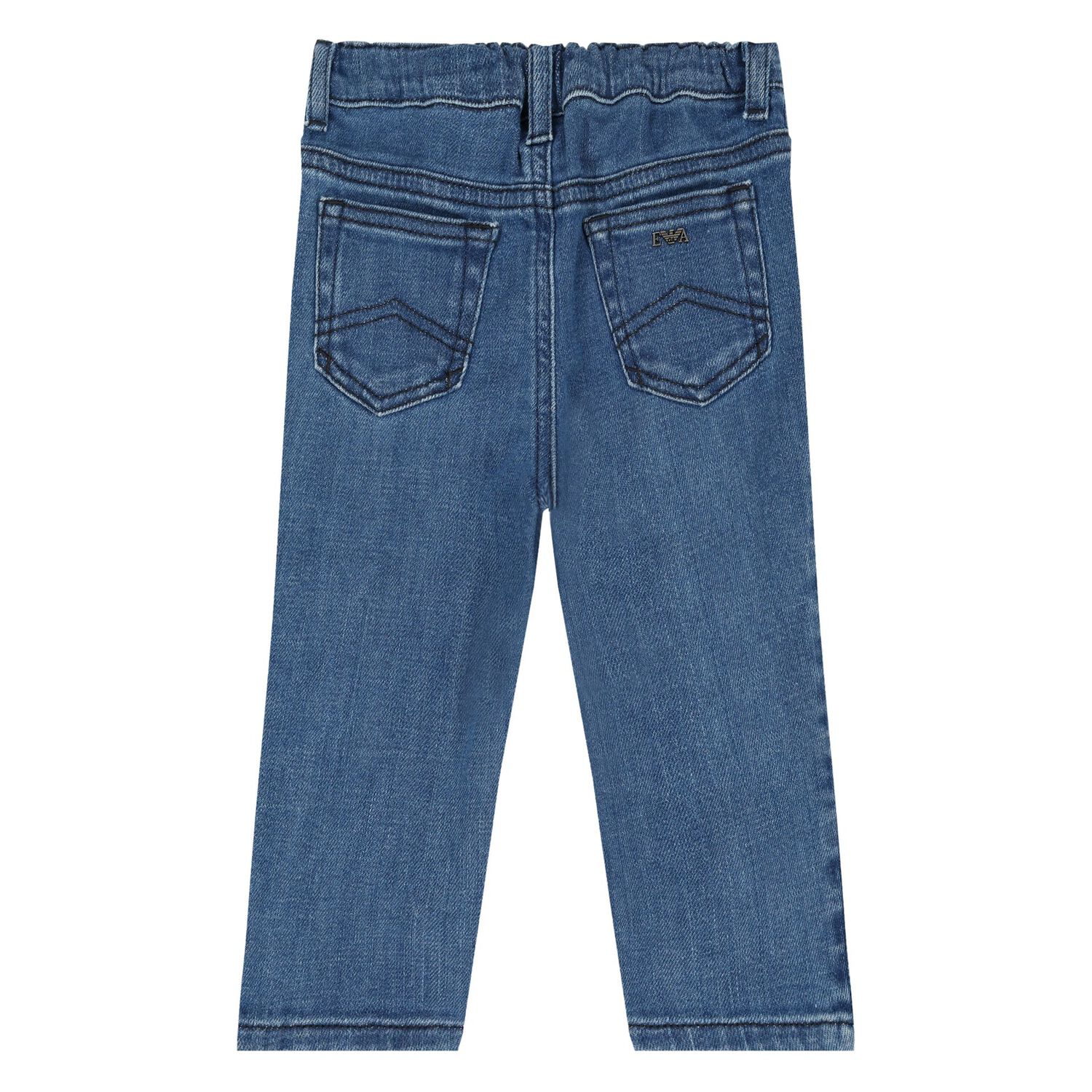 Younger Boys Blue Denim Jeans, 1, hi-res image number null
