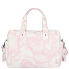 Baby Girls White & Pink Geo Map Changing Bag, 1, hi-res