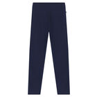 Boys Navy Logo Pyjamas, 1, hi-res