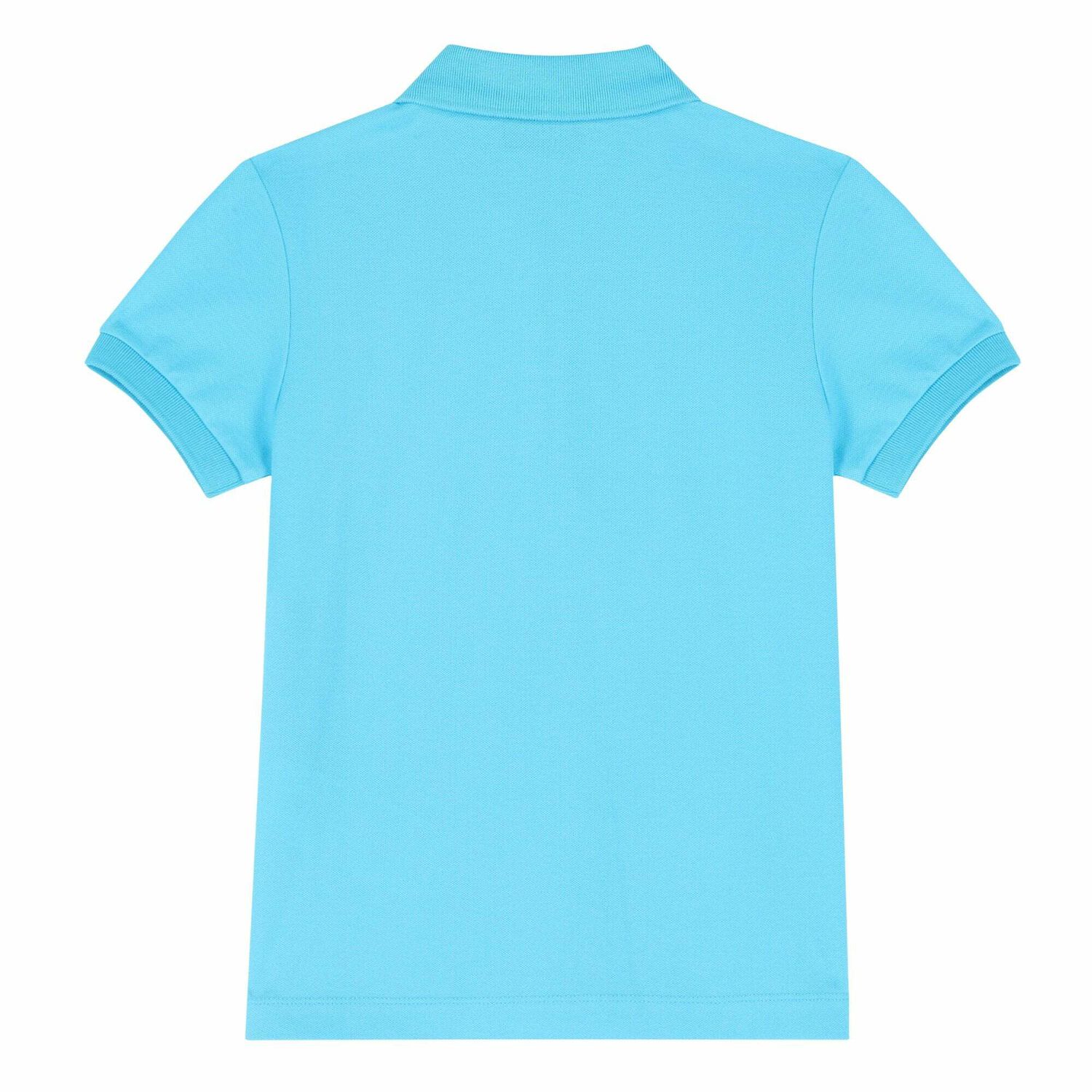 Boys Blue Logo Polo Shirt, 3, hi-res