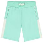 Boys Aqua Logo Shorts, 1, hi-res