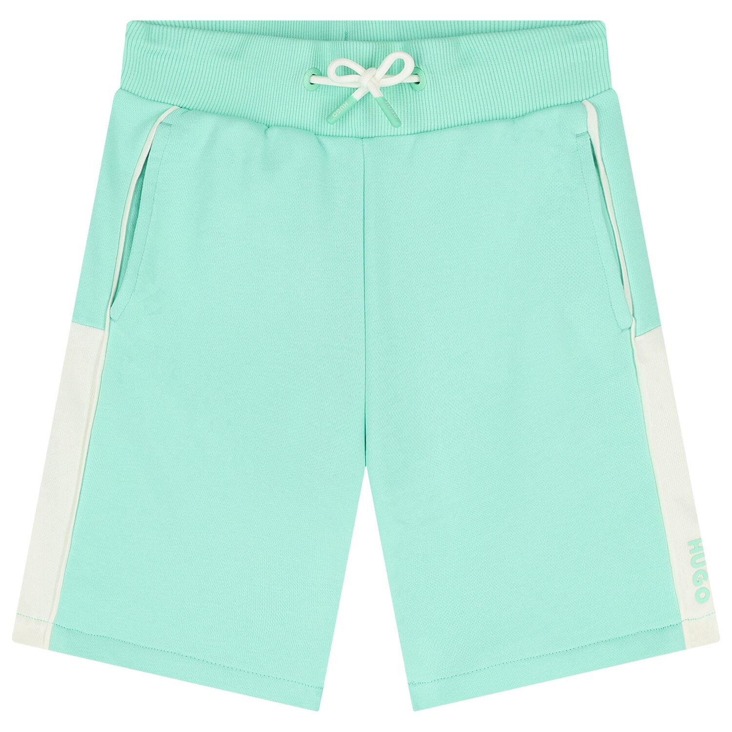 Boys Aqua Logo Shorts, 1, hi-res