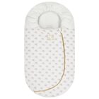 مدس للبنات بالشعار بفيونكه باللون الابيض , 1, hi-res