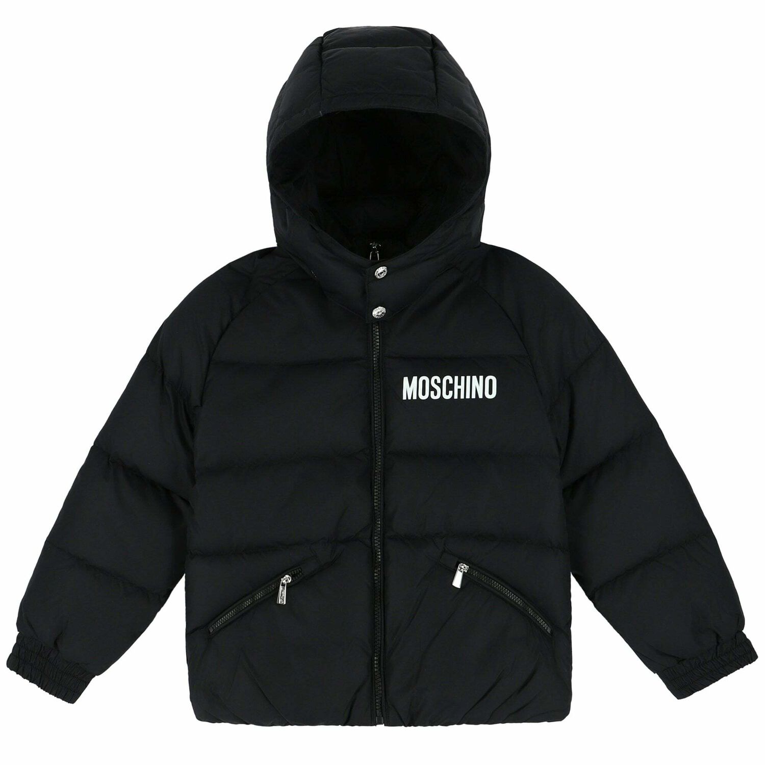 Black Padded Logo Jacket, 1, hi-res image number null