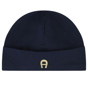 Baby Boys Navy & Gold Hat