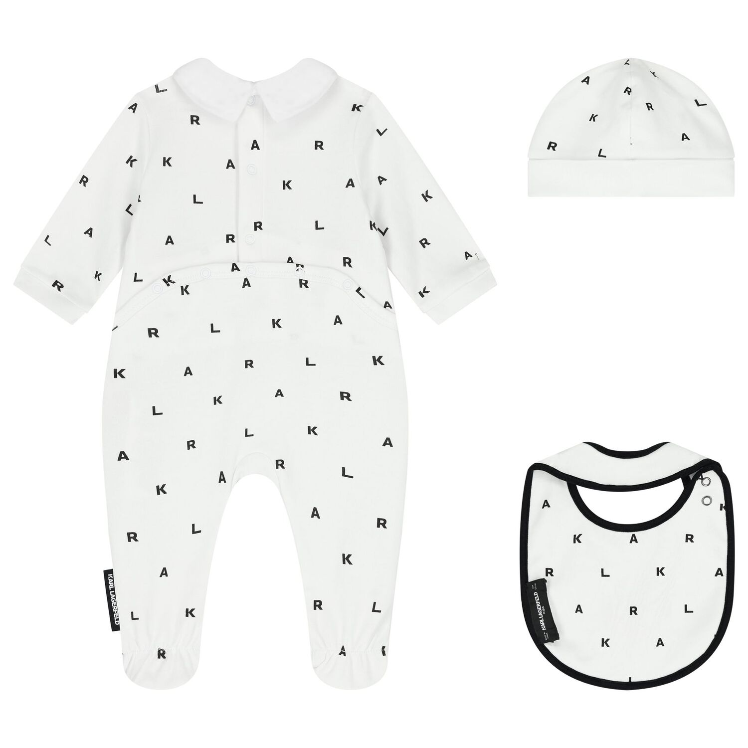 Baby Boys White & Black Babygrow Gift Set, 1, hi-res image number null