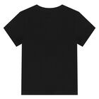 Boys Black Logo T-Shirt, 2, hi-res