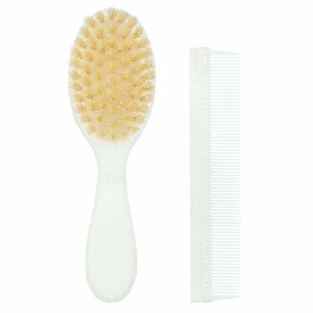 White Brush & Comb Set
