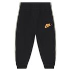 Younger Boys Black Logo Tracksuit, 1, hi-res