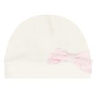 طقم افرول للبنات بفيونكة باللون الكحلى, 1, hi-res