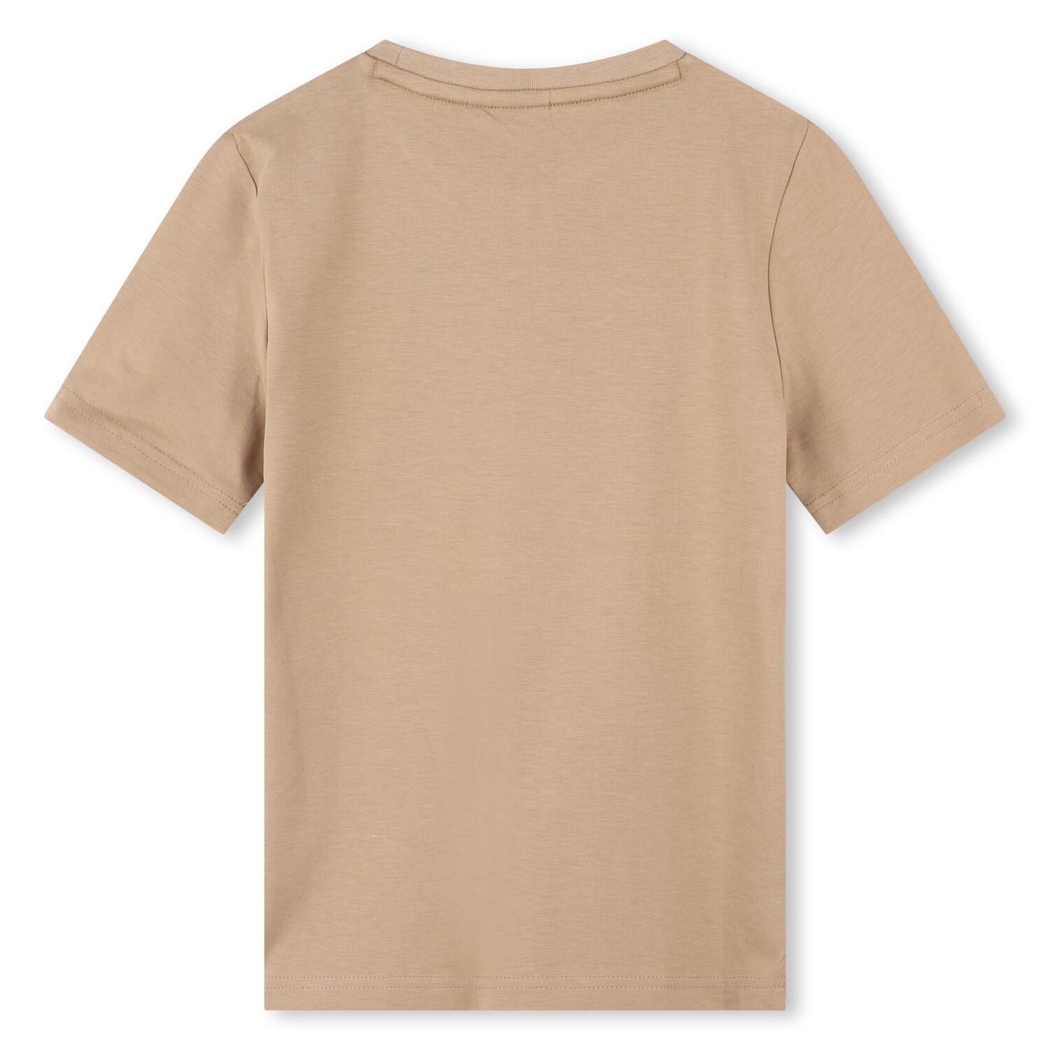 Boys Beige Logo T-Shirt, 2, hi-res