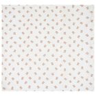 White Teddy Bear Print Baby Swaddle, 1, hi-res