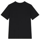 Boys Black Logo T-Shirt, 2, hi-res