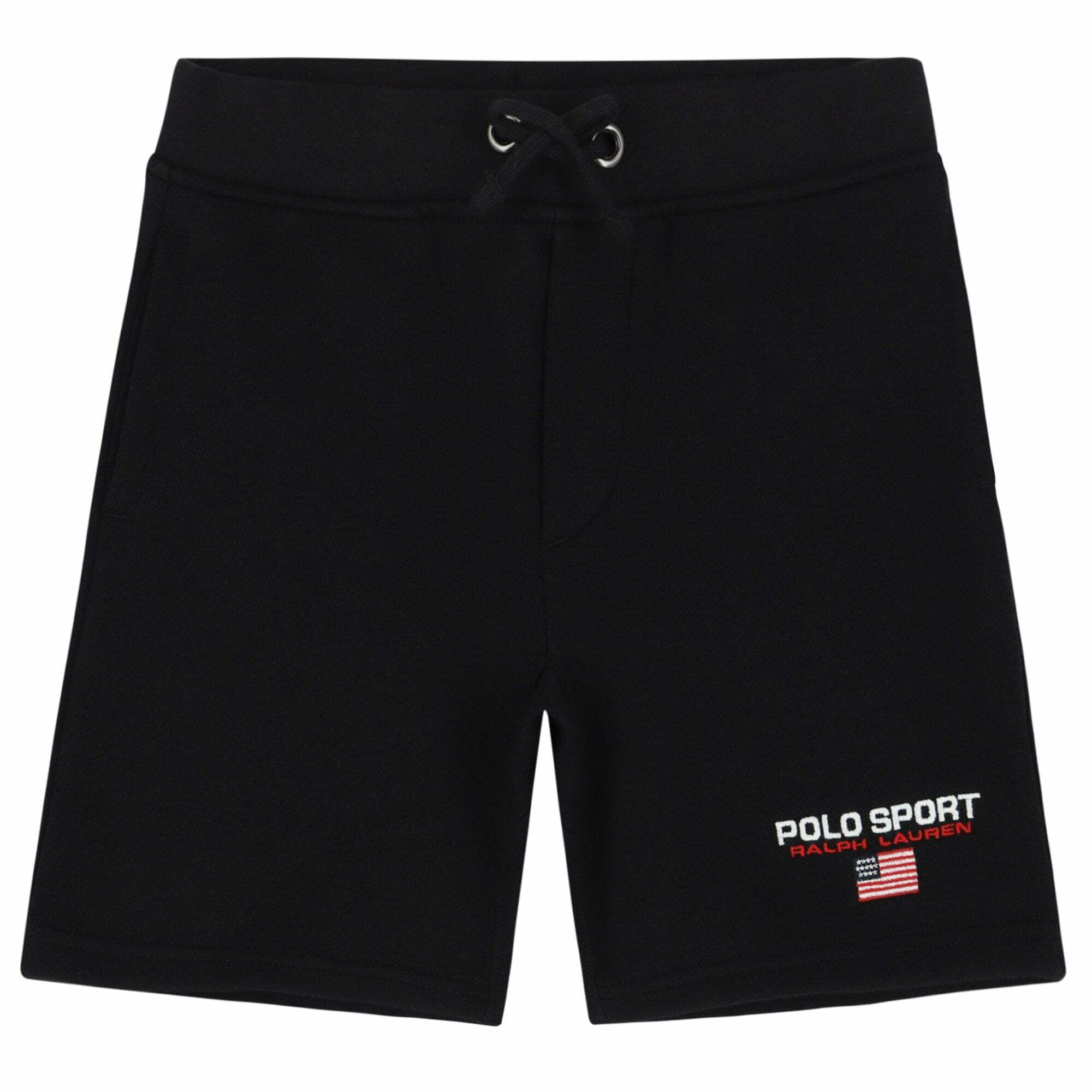 Black polo sweat shorts top