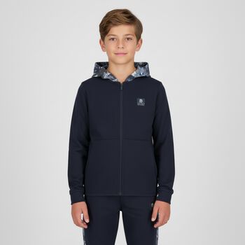 Boys Navy Blue & Blue Tracksuit Set (3 Piece)