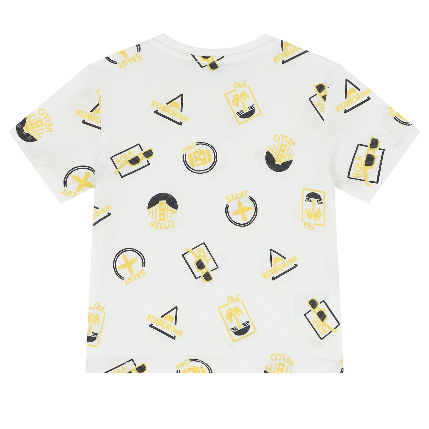 تيشيرت أولاد باللون الرمادي والأبيض ( قطعتين), 2, hi-res