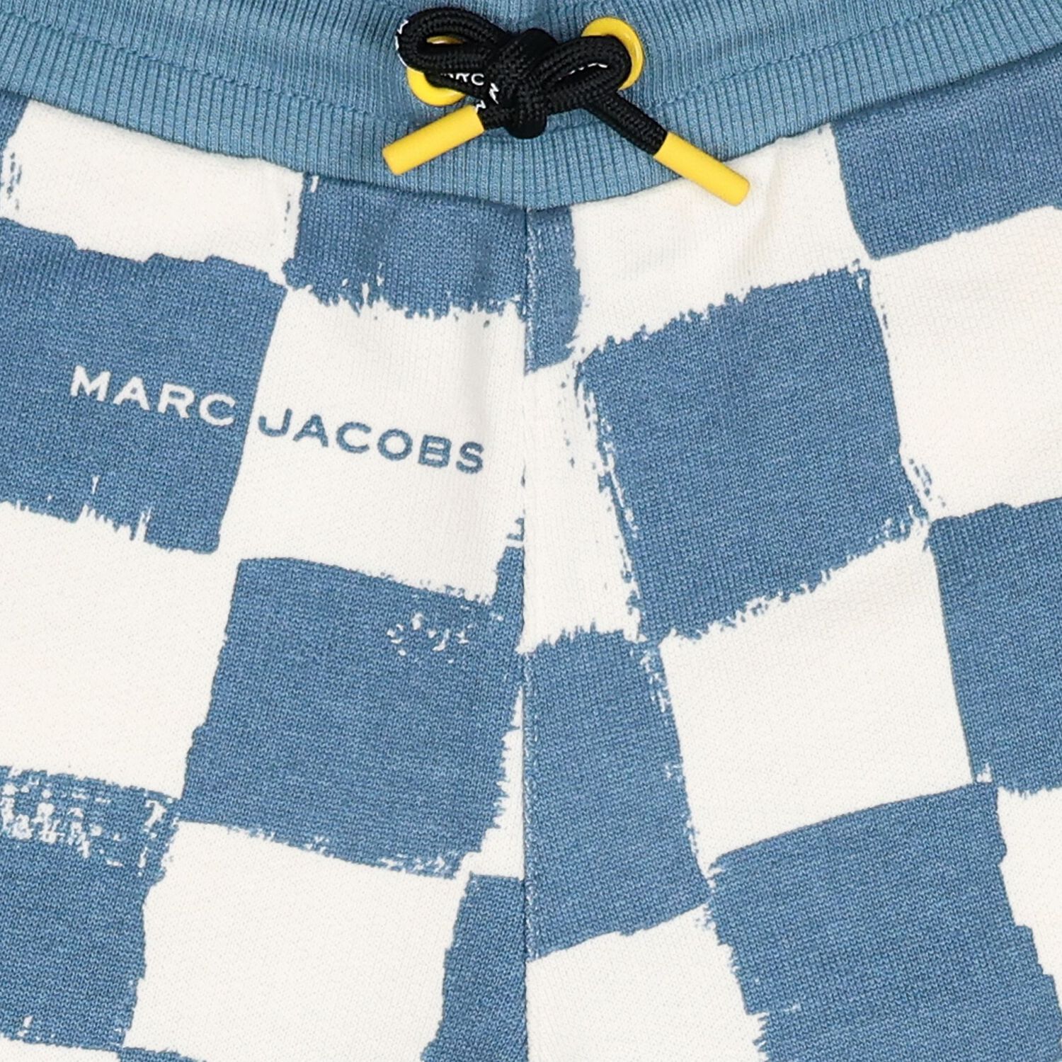 Boys Blue & White Checkerboard Shorts, 1, hi-res