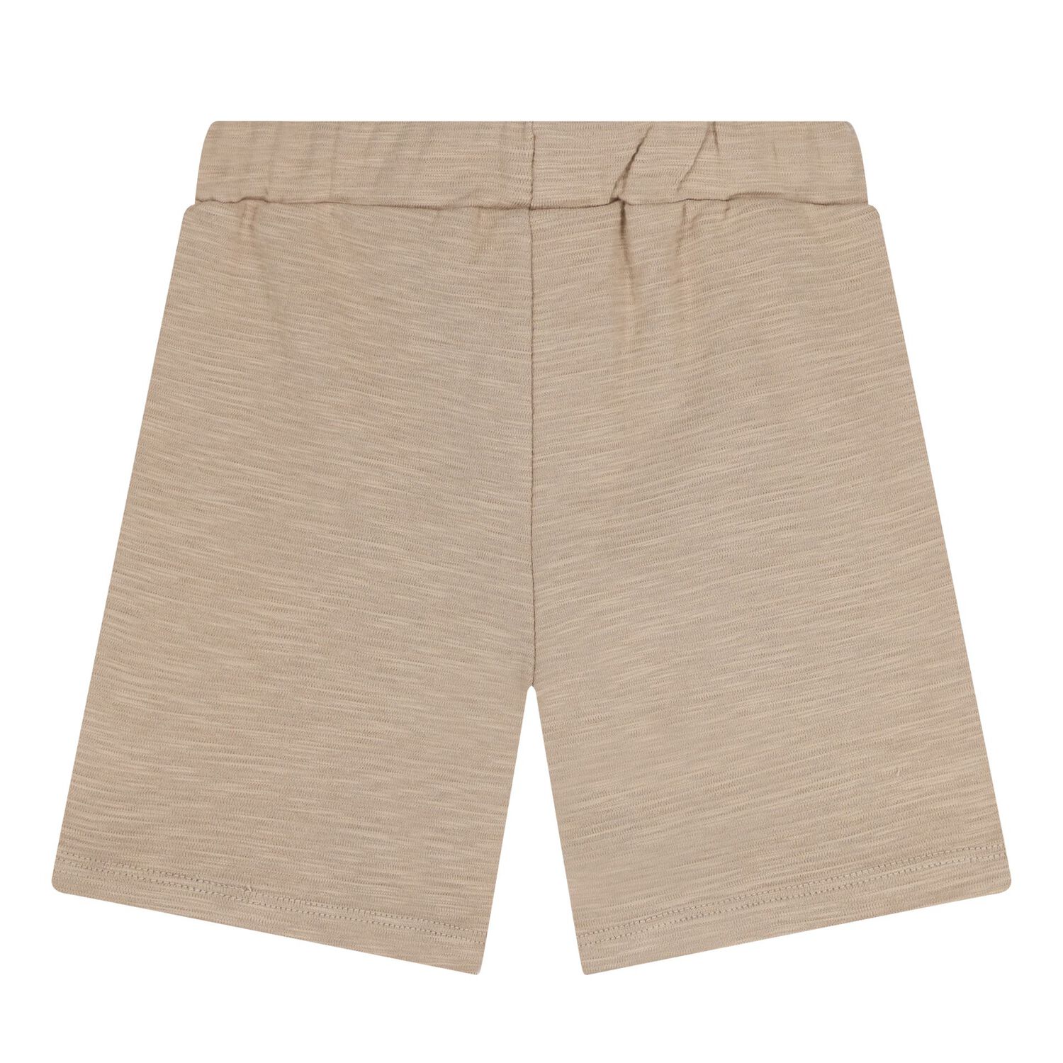 Baby Boys White & Beige Tiger Shorts Set, 1, hi-res
