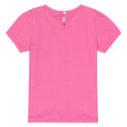 طقم شورت باللون الزهري والأبيض, 1, hi-res