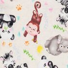 بدلة رياضية بالشعار باللون البيج للأولاد (3 قطع), 1, hi-res