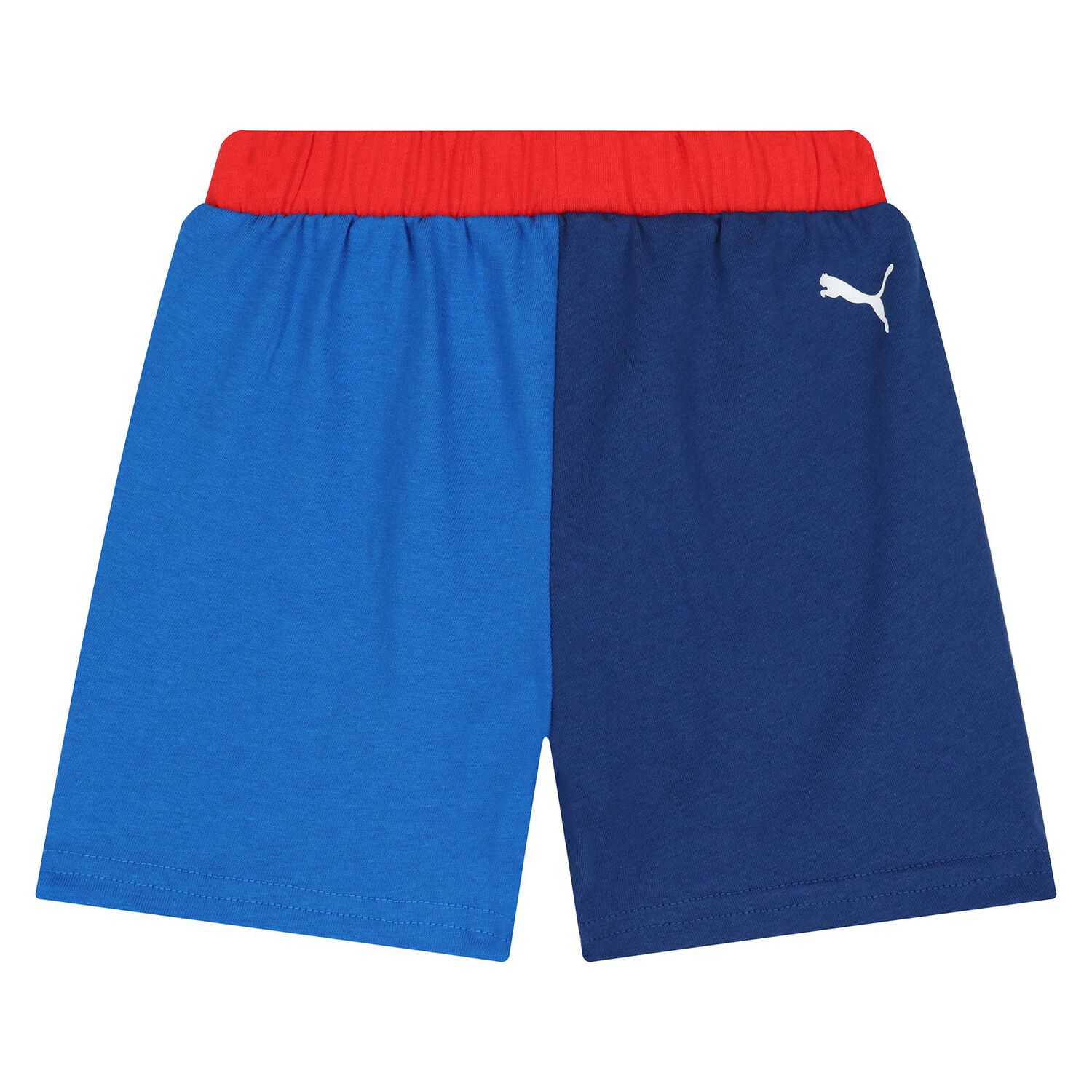 Younger Boys Blue Logo Short Set, 2, hi-res