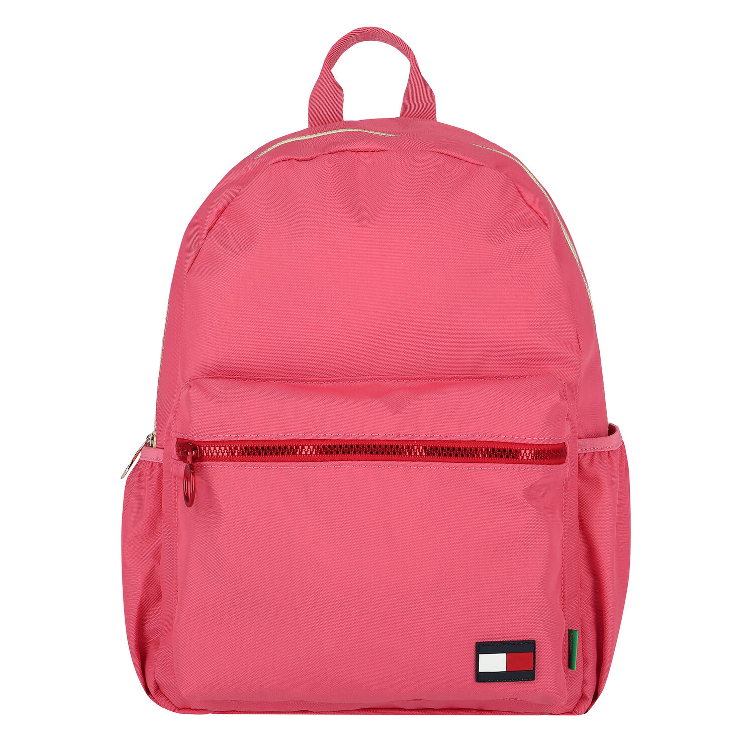 Girls Pink Logo Backpack, 1, hi-res